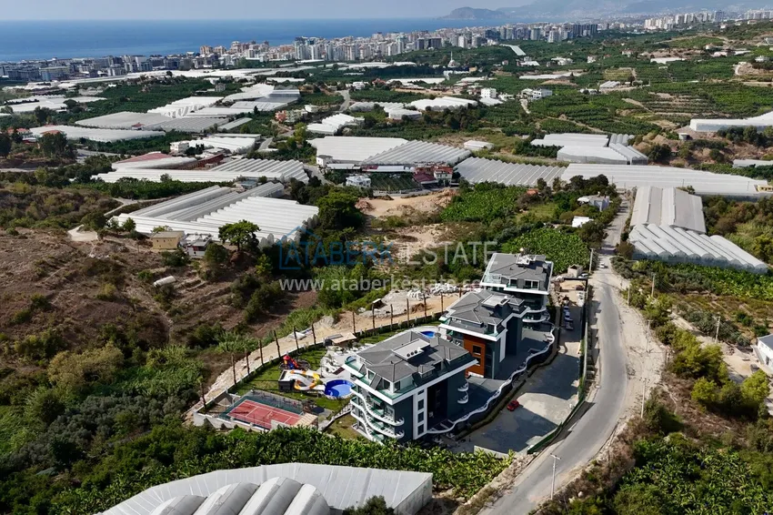 Apartments from the developer - a new residential complex in Kargicak, Alanya 1 