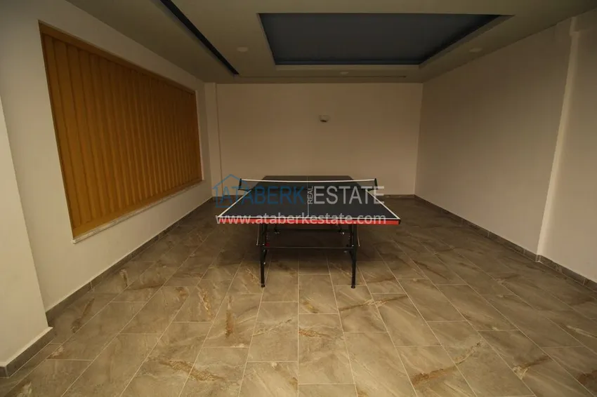 Furnished one-bedroom apartment for rent in a prestigious residence — Oba district, Alanya B1 19