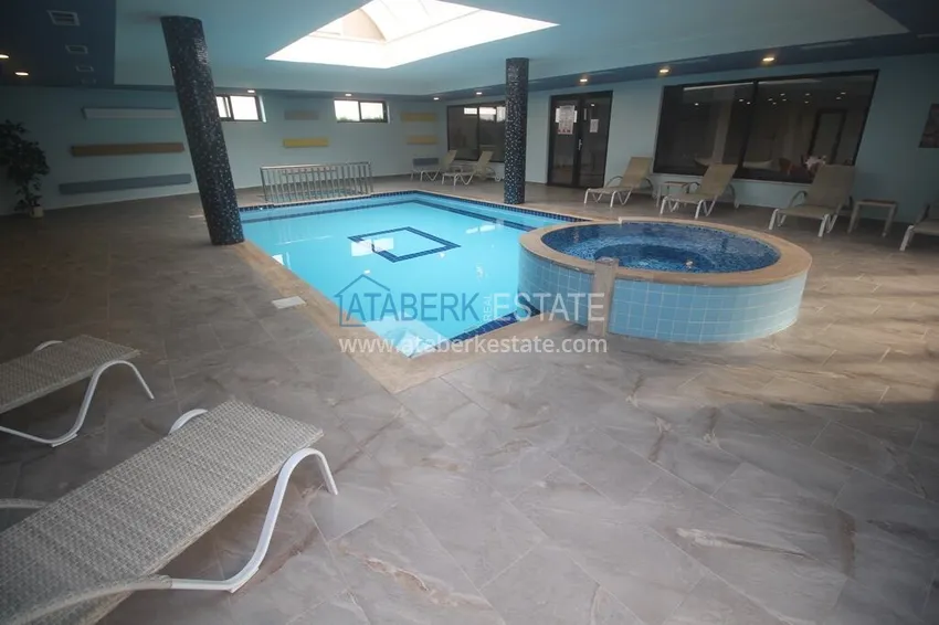 Furnished one-bedroom apartment for rent in a prestigious residence — Oba district, Alanya B1 21