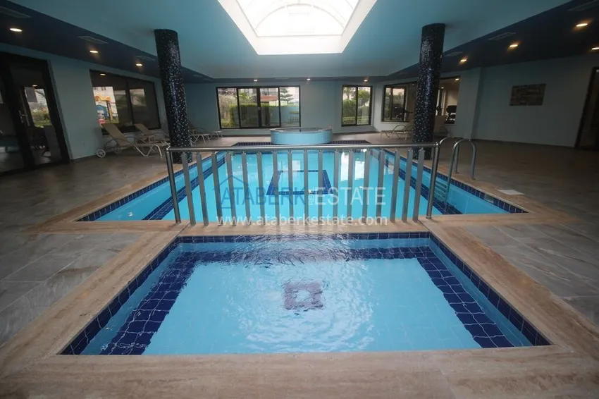 Furnished one-bedroom apartment for rent in a prestigious residence — Oba district, Alanya B1 22