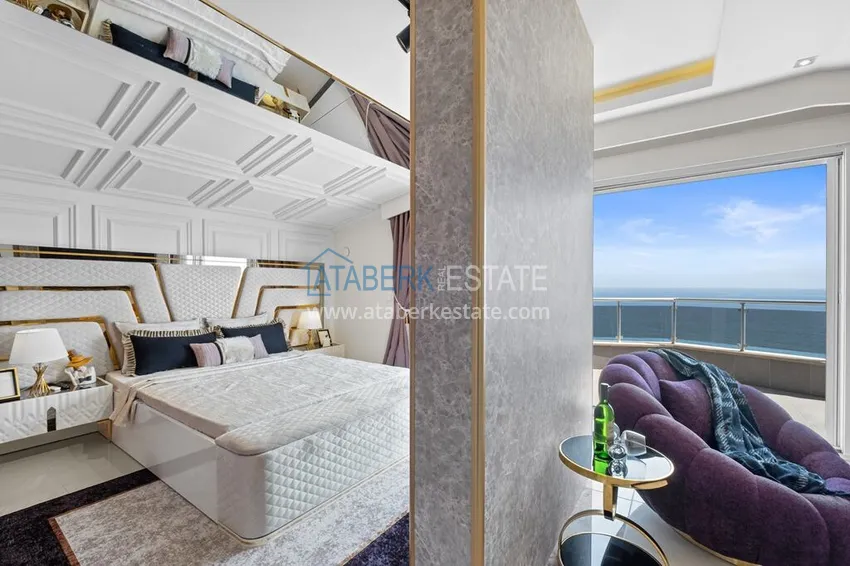 Kupuj Luksusowy dwupoziomowy apartament 4+1 z panoramicznym widokiem na morze — Konakli, Alanya 24 