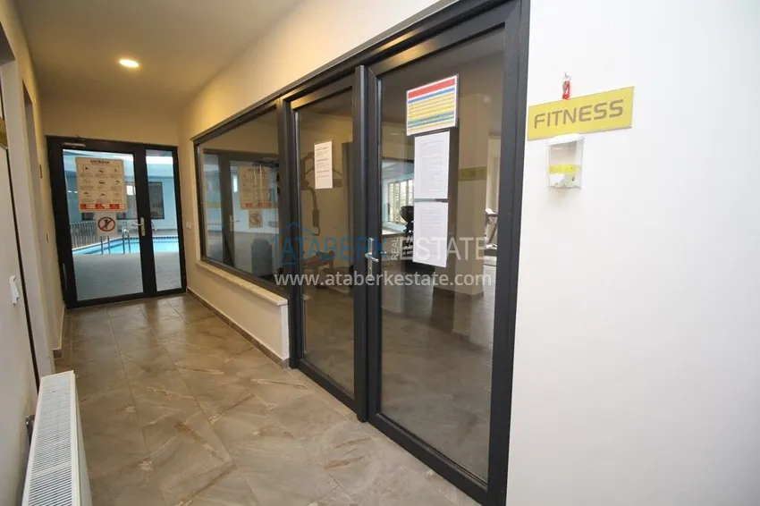 Furnished one-bedroom apartment for rent in a prestigious residence — Oba district, Alanya B1 23