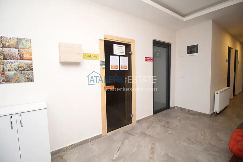 Furnished one-bedroom apartment for rent in a prestigious residence — Oba district, Alanya B1 26