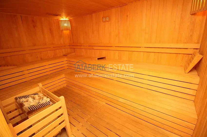 Furnished one-bedroom apartment for rent in a prestigious residence — Oba district, Alanya B1 27