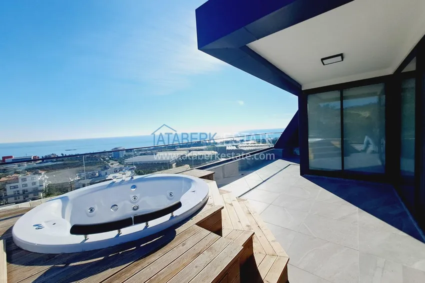Purchase Luxury real estate! Villas in Alanya — Incekum district. Suitable for citizenship 28