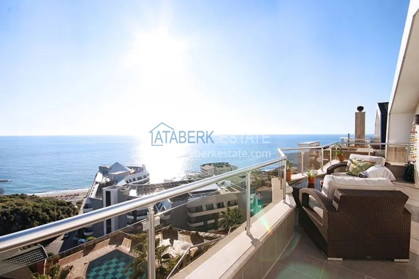 Kupuj Luksusowy dwupoziomowy apartament 4+1 z panoramicznym widokiem na morze — Konakli, Alanya 36 