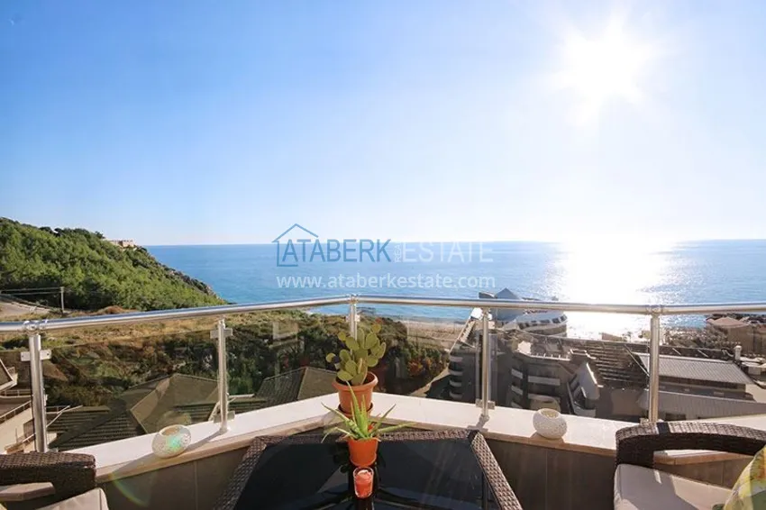 Kupuj Luksusowy dwupoziomowy apartament 4+1 z panoramicznym widokiem na morze — Konakli, Alanya 38 