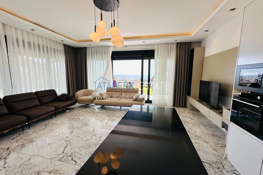 Purchase Luxury real estate! Villas in Alanya — Incekum district. Suitable for citizenship 7