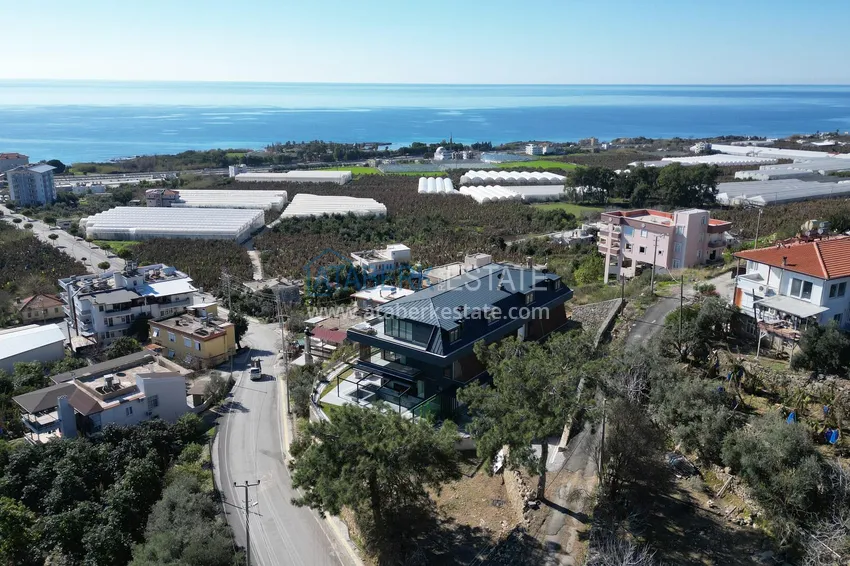 Luxury real estate! Villas in Alanya — Incekum district. Suitable for citizenship 8