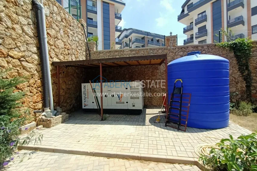 One bedroom apartment with furniture in Alanya, Oba district 9