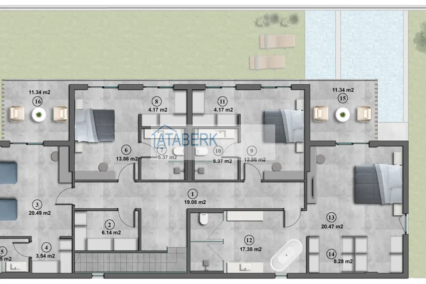 Buy cheap Luxury villas in Konakli — comfort all year round surrounded by nature and sea 10 