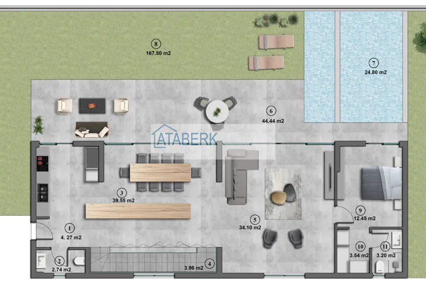 Buy cheap Luxury villas in Konakli — comfort all year round surrounded by nature and sea 11 
