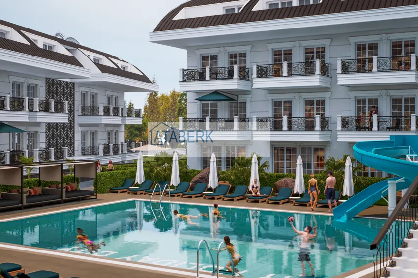 A new architectural masterpiece on the coast of Alanya, Turkler district — an investment project with villas and apartments 11 