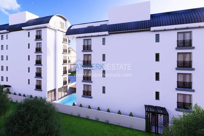 A new project in the center of Alanya - the Cleopatra beach area. A liquid investment asset with the prospect of increasing value 10 