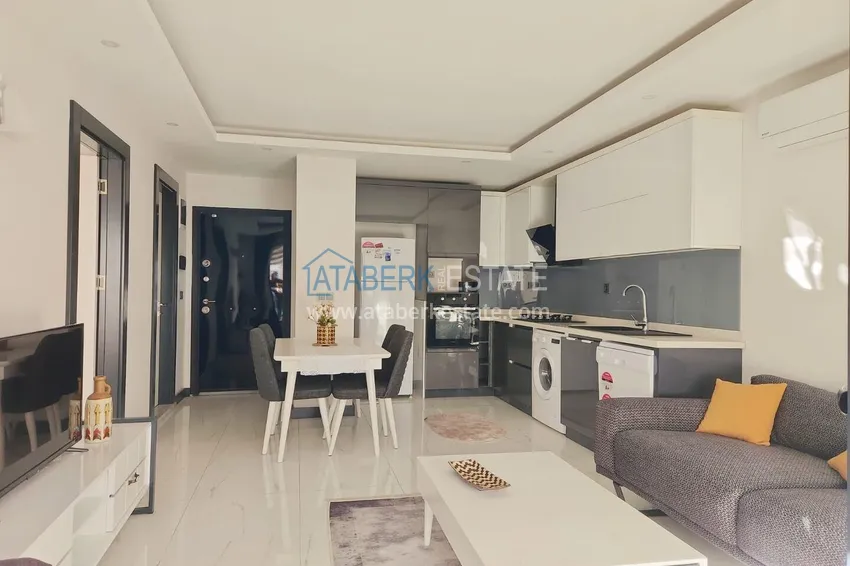 Purchase Cozy one bedroom apartment with furniture in a boutique complex — Alanya city center 11 