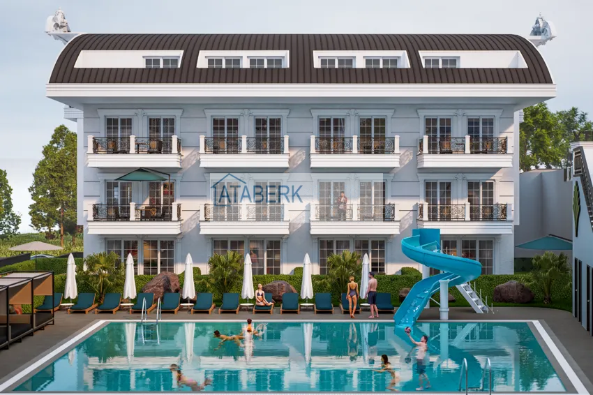 A new architectural masterpiece on the coast of Alanya, Turkler district — an investment project with villas and apartments 12 