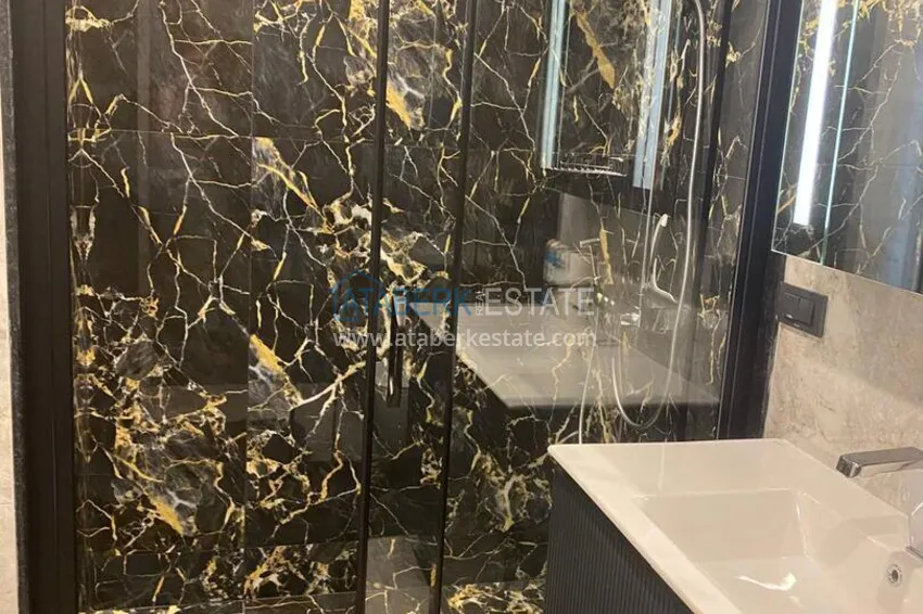 Purchase 1+1 apartment for rent in the five-star Turkler resort, Alanya (no pets) E62 12
