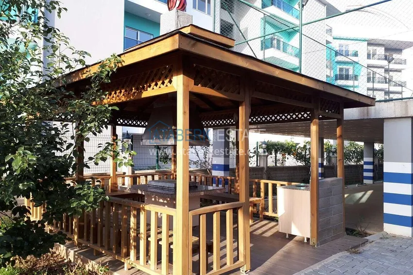 Furnished 1+1 apartment in a luxury residential complex — Alanya, Oba district 11