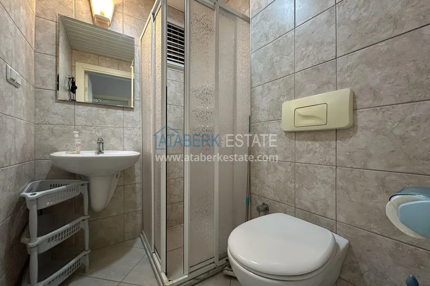 Kupuj Apartament 2+1 z meblami i przeszklonymi balkonami — Alanya, dzielnica Cikcilli. Nadaje się do zezwolenia na pobyt 11 