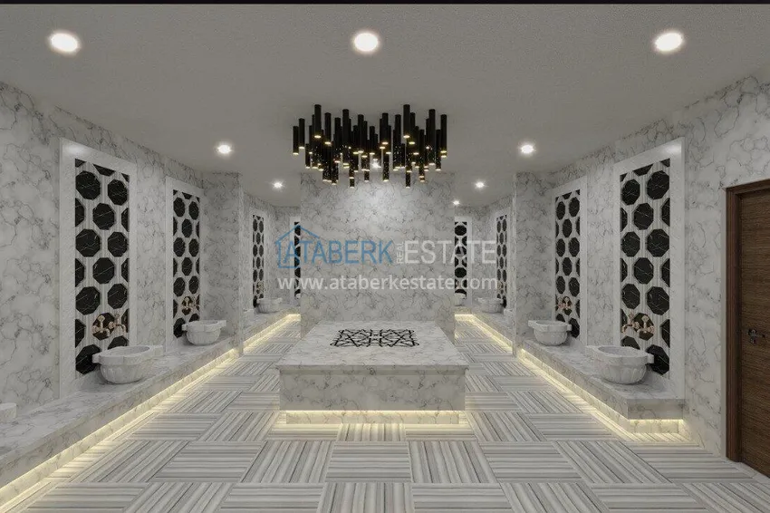 A new architectural masterpiece on the coast of Alanya, Turkler district — an investment project with villas and apartments 32 