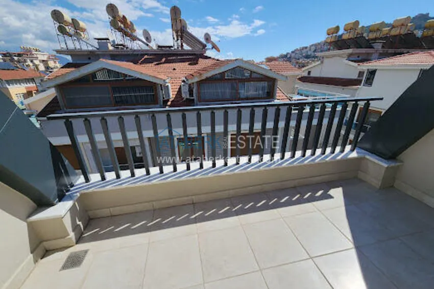 Purchase Furnished duplex penthouse just 200 meters from Cleopatra Beach — Alanya Center 12 