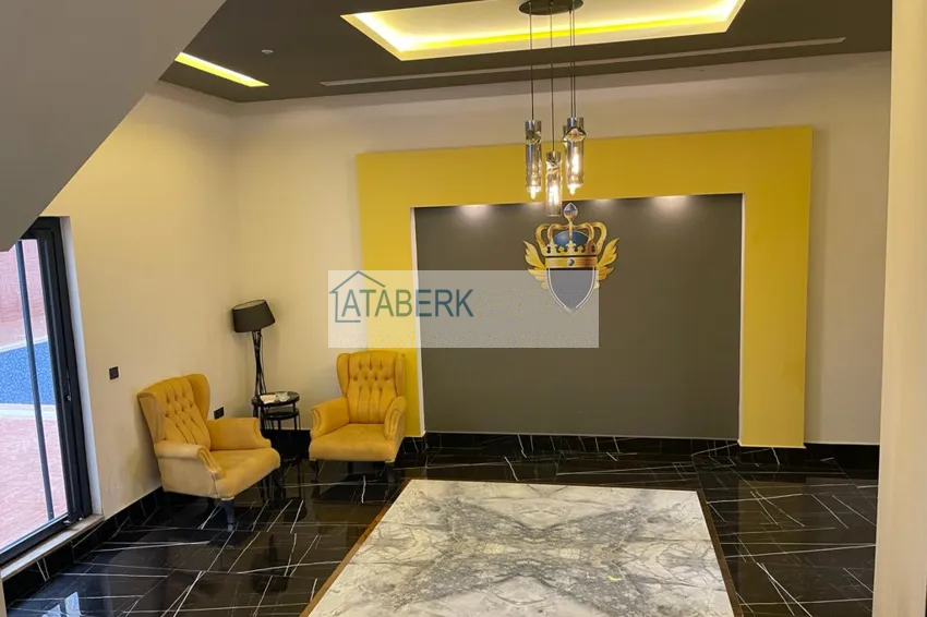 Cozy one bedroom apartment with furniture in a boutique complex — Alanya city center 12 