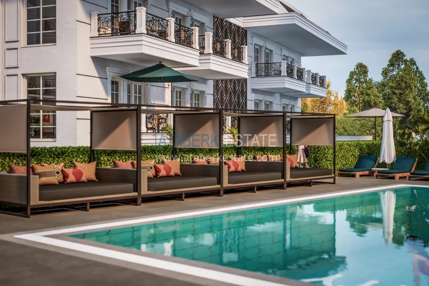 A new architectural masterpiece on the coast of Alanya, Turkler district — an investment project with villas and apartments 14 