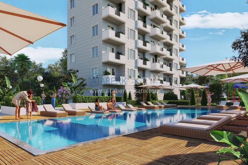 Projekt inwestycyjny z gwarantowanym czynszem w Payallar, Alanya — apartamenty z możliwością uzyskania zezwolenia na pobyt i obywatelstwo 14