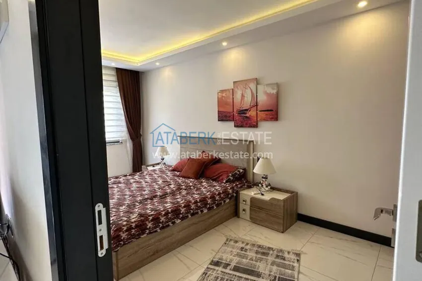 Purchase Cozy one bedroom apartment with furniture in a boutique complex — Alanya city center 13 
