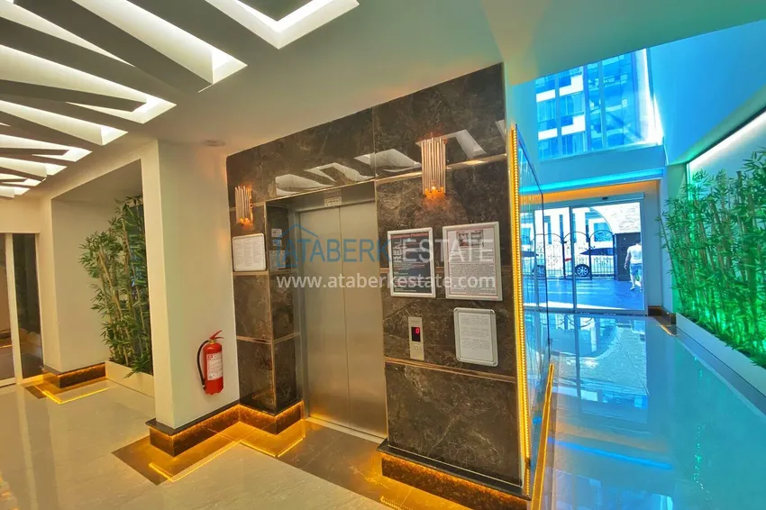 Apartamenty pod klucz w prestiżowym kompleksie nad morzem — Alanya, dzielnica Mahmutlar 14 