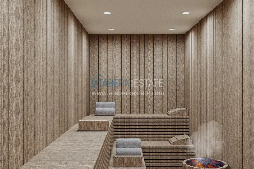 A new architectural masterpiece on the coast of Alanya, Turkler district — an investment project with villas and apartments 37 