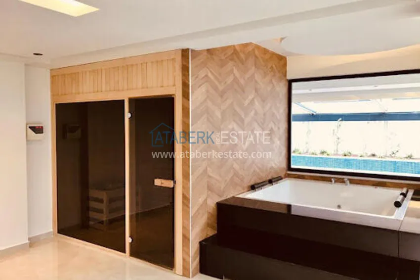 Furnished duplex penthouse just 200 meters from Cleopatra Beach — Alanya Center 17 