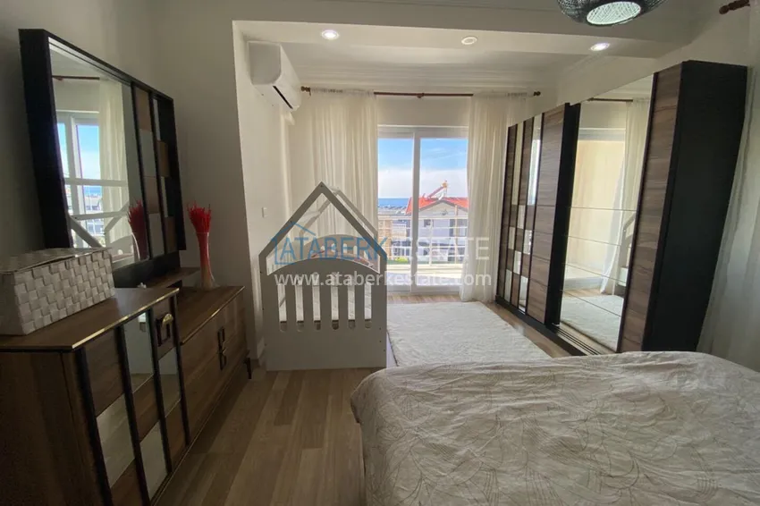 Purchase 3+1 two-storey private house with pool and fully furnished in Kargicak 17 
