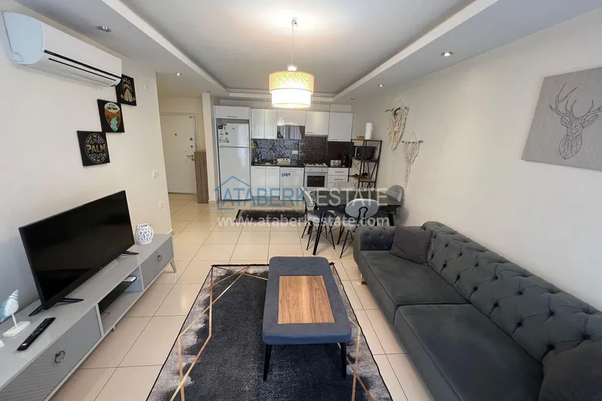 Purchase Furnished 1+1 apartment in a luxury residential complex — Alanya, Oba district 1