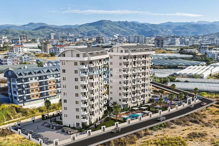 Projekt inwestycyjny z gwarantowanym czynszem w Payallar, Alanya — apartamenty z możliwością uzyskania zezwolenia na pobyt i obywatelstwo 2