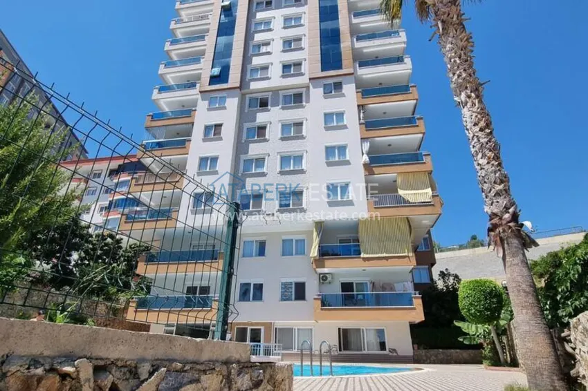 Apartament 2+1 w Alanya, dzielnica Cikcilli w komfortowym kompleksie 1 