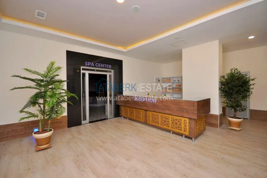 Furnished 1+1 apartment in a luxury residential complex — Alanya, Oba district 23