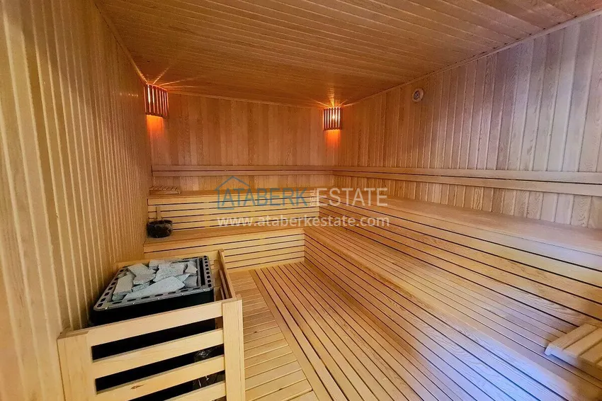 Penthouse 1+1 with a fine finish in an elite complex — the center of Alanya, Buyuk Hasbahce district 29 