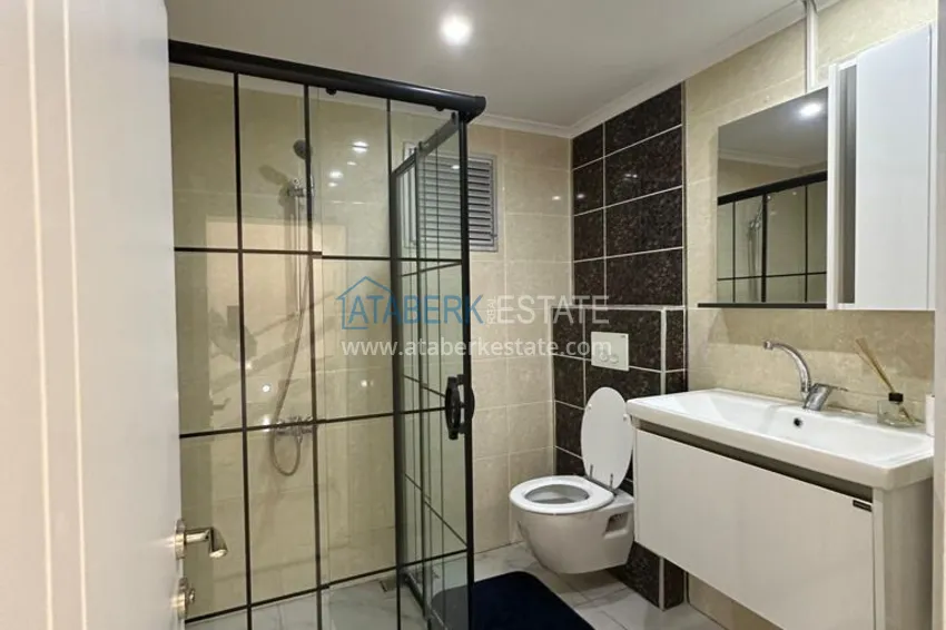 Purchase 3+1 two-storey private house with pool and fully furnished in Kargicak 26 