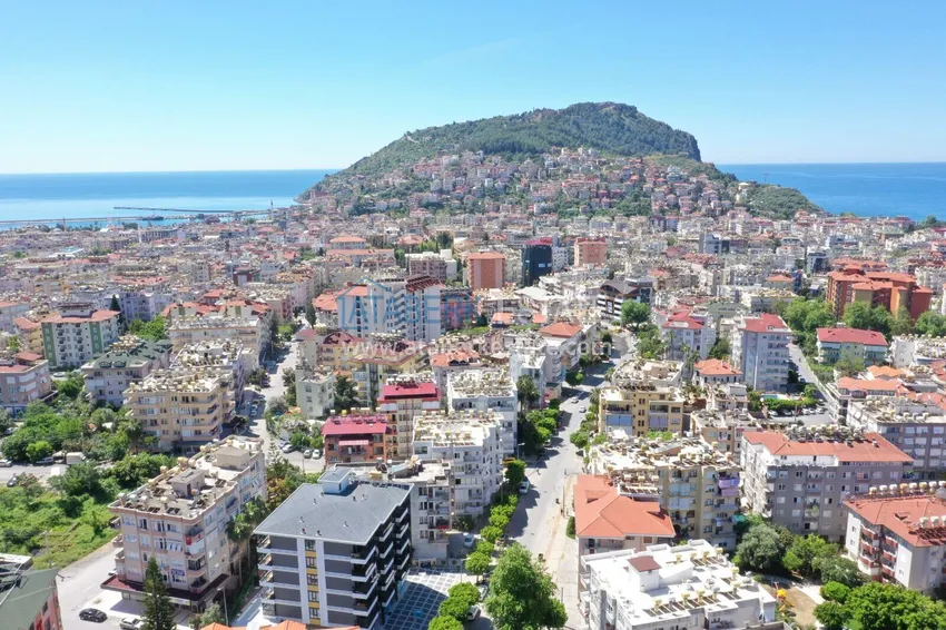 Cozy one bedroom apartment with furniture in a boutique complex — Alanya city center 2 