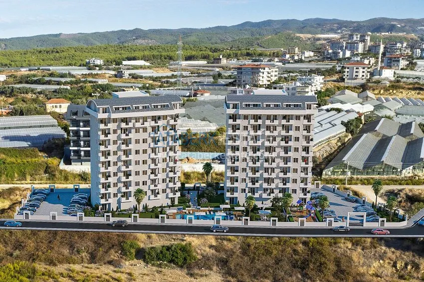 Projekt inwestycyjny z gwarantowanym czynszem w Payallar, Alanya — apartamenty z możliwością uzyskania zezwolenia na pobyt i obywatelstwo 3