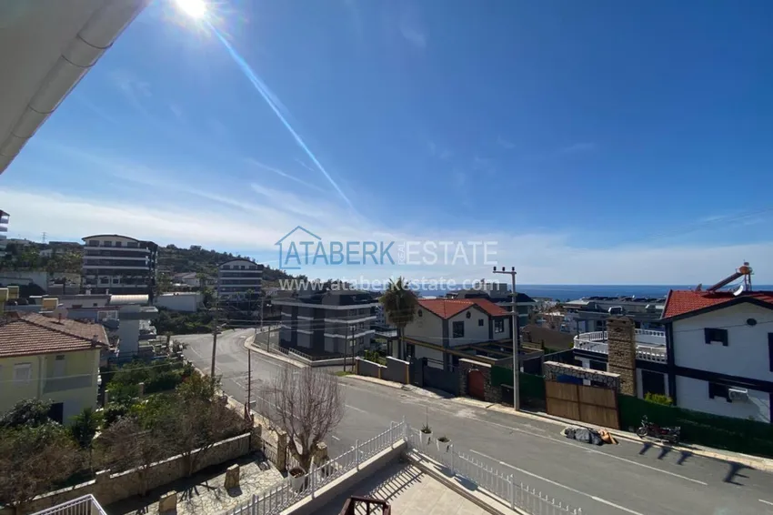 Purchase 3+1 two-storey private house with pool and fully furnished in Kargicak 30 