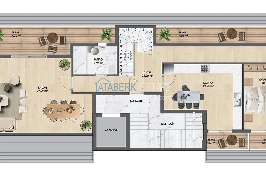 Buy cheap A new project in the center of Alanya - the Cleopatra beach area. A liquid investment asset with the prospect of increasing value 10 