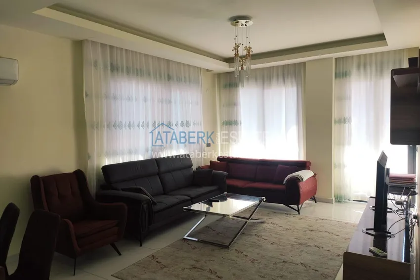 Purchase Furnished duplex penthouse just 200 meters from Cleopatra Beach — Alanya Center 3 