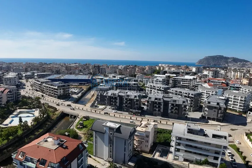 Garden duplex in Alanya — Oba district, with furniture, private area and swimming pool 1