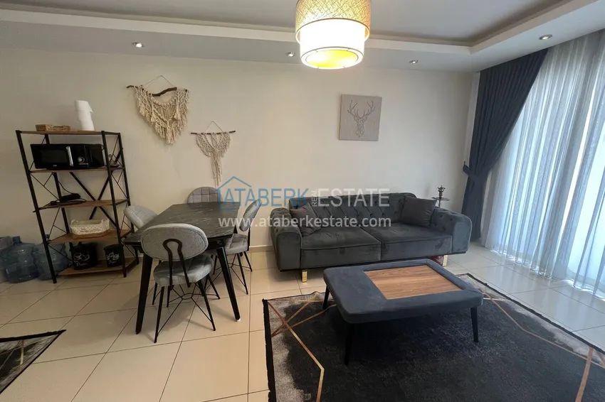 Purchase Furnished 1+1 apartment in a luxury residential complex — Alanya, Oba district 4