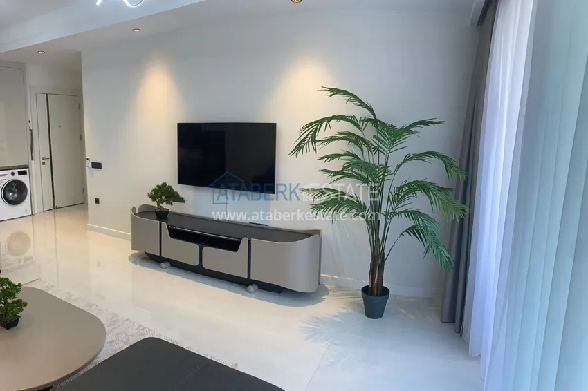 Purchase 1+1 apartment for rent in the five-star Turkler resort, Alanya (no pets) E62 5
