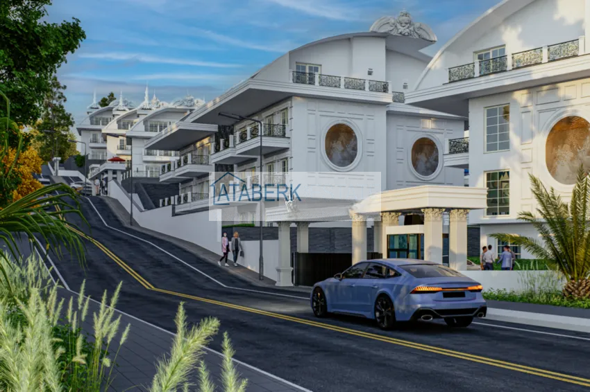 A new architectural masterpiece on the coast of Alanya, Turkler district — an investment project with villas and apartments 6 