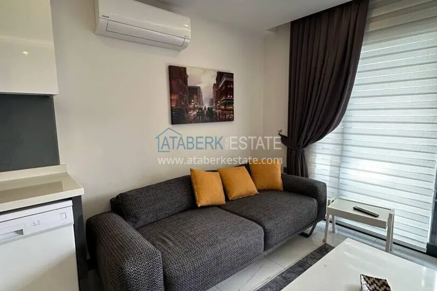 Purchase Cozy one bedroom apartment with furniture in a boutique complex — Alanya city center 6 