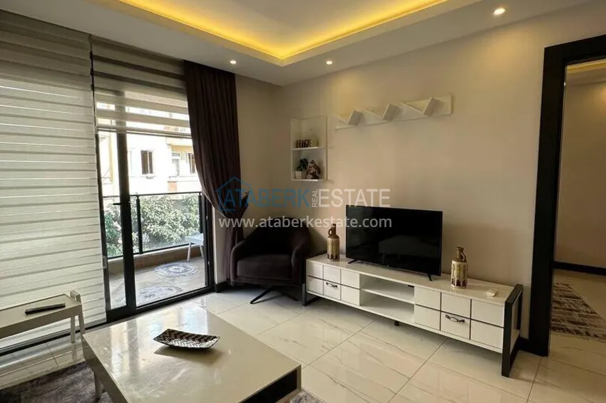Purchase Cozy one bedroom apartment with furniture in a boutique complex — Alanya city center 7 